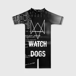Детский купальный костюм 3D Wath dogs 2 Хакер