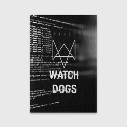 Обложка для паспорта матовая кожа Wath dogs 2 Хакер