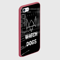 Чехол для iPhone 5/5S матовый Wath dogs 2 Хакер - фото 2