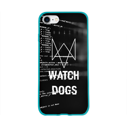 Чехол для Apple iPhone 8 силиконовый глянцевый Wath dogs 2 Хакер Фото 01 Чехол для Apple iPhone 8 силиконовый глянцевый Wath dogs 2 Хакер Фото 01