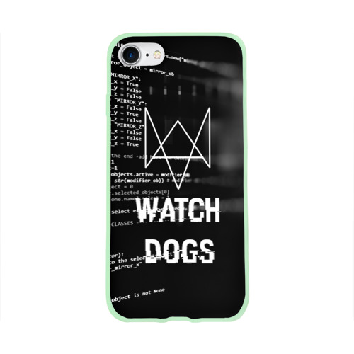 Чехол для Apple iPhone 8 силиконовый глянцевый Wath dogs 2 Хакер Фото 01 Чехол для Apple iPhone 8 силиконовый глянцевый Wath dogs 2 Хакер Фото 01
