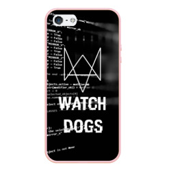 Чехол для iPhone 5/5S матовый Wath dogs 2 Хакер