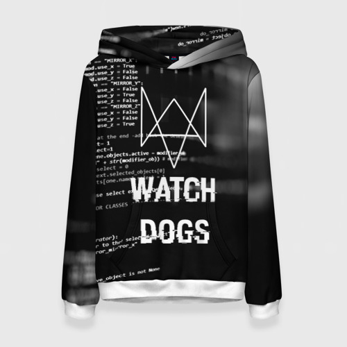 Женская толстовка 3D Wath dogs 2 Хакер, цвет 3D печать