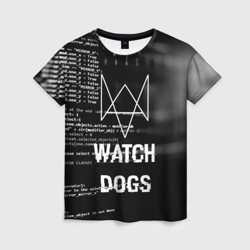 Женская футболка 3D Wath dogs 2 Хакер Фото 01 Женская футболка 3D Wath dogs 2 Хакер Фото 01