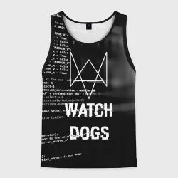 Мужская майка 3D Wath dogs 2 Хакер