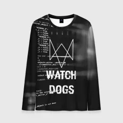 Мужской лонгслив 3D Wath dogs 2 Хакер