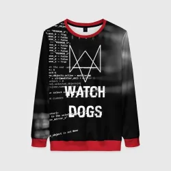 Женский свитшот 3D Wath dogs 2 Хакер