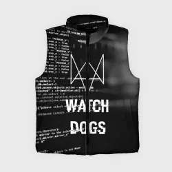 Женский жилет утепленный 3D Wath dogs 2 Хакер