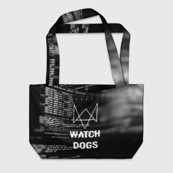 Пляжная сумка 3D Wath dogs 2 Хакер