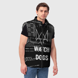 Мужской жилет утепленный 3D Wath dogs 2 Хакер - фото 2