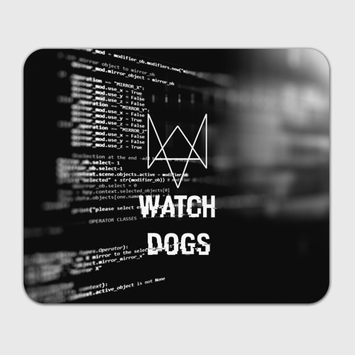 Коврик для мышки прямоугольный Wath dogs 2 Хакер Фото 01 Коврик для мышки прямоугольный Wath dogs 2 Хакер Фото 01