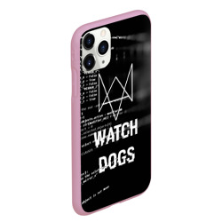 Чехол для iPhone 11 Pro Max матовый Wath dogs 2 Хакер - фото 2