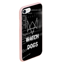 Чехол для iPhone 7/8 матовый Wath dogs 2 Хакер  - фото 2