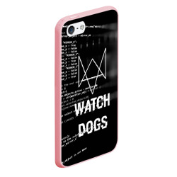 Чехол для iPhone 5/5S матовый Wath dogs 2 Хакер - фото 2