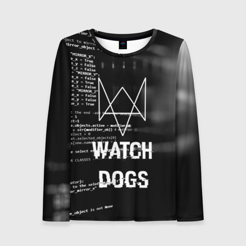 Женский лонгслив 3D Wath dogs 2 Хакер Фото 01 Женский лонгслив 3D Wath dogs 2 Хакер Фото 01