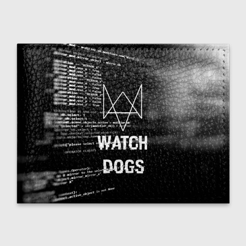 Обложка для студенческого билета Wath dogs 2 Хакер, цвет бирюзовый