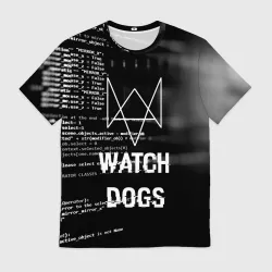 Мужская футболка 3D Wath dogs 2 Хакер