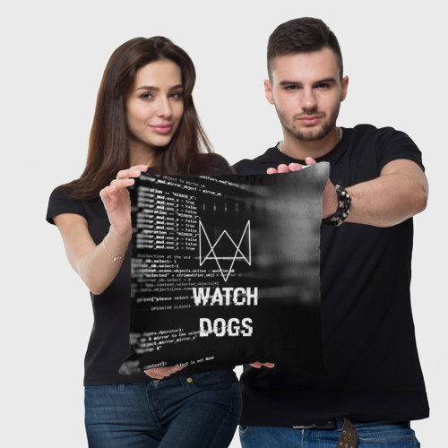 Подушка 3D Wath dogs 2 Хакер - фото 3