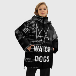 Женская зимняя куртка Oversize Wath dogs 2 Хакер - фото 2