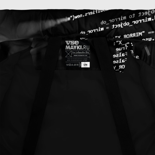 Женская зимняя куртка Oversize Wath dogs 2 Хакер, цвет черный - фото 7