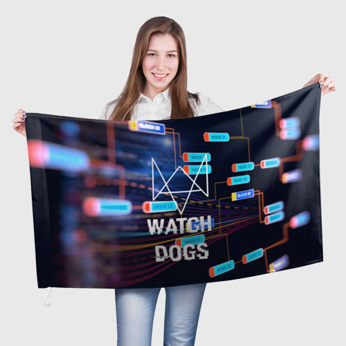 Флаг 3D Watch Dogs 