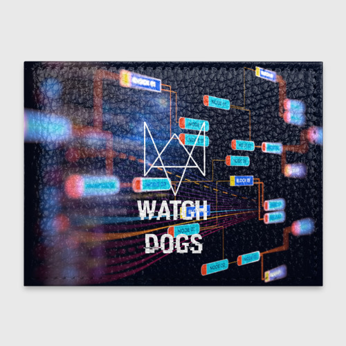 Обложка для студенческого билета Watch Dogs , цвет бирюзовый