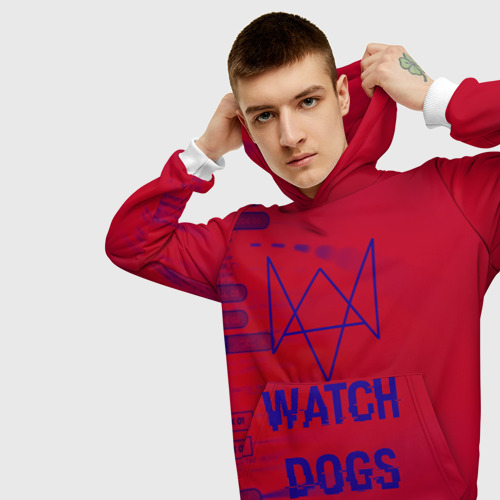 Мужская толстовка 3D Watch Dogs hacker collection Фото 01 Мужская толстовка 3D Watch Dogs hacker collection Фото 01
