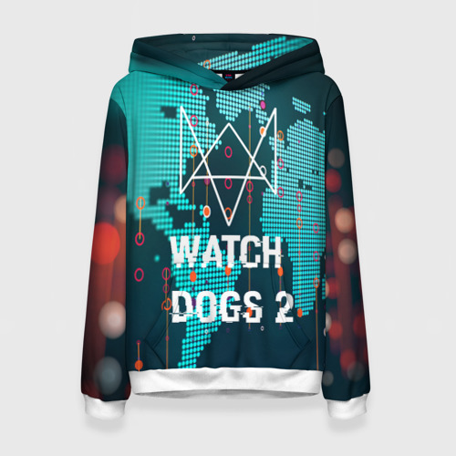 Женская толстовка 3D Watch Dogs 2 NETWORK HACK