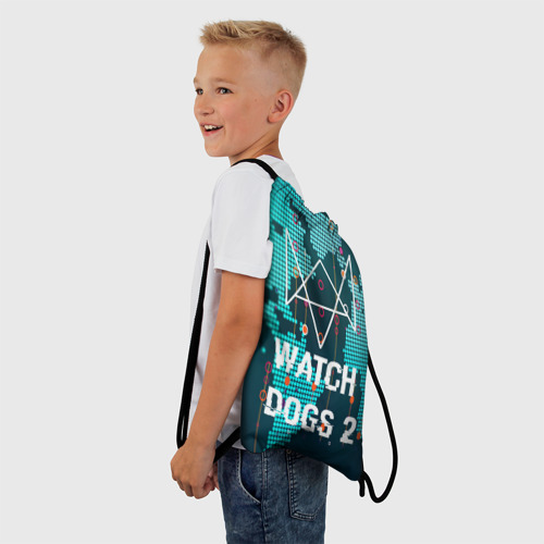 Рюкзак-мешок 3D Watch Dogs 2 NETWORK HACK - фото 3