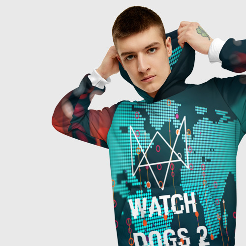 Мужская толстовка 3D Watch Dogs 2 NETWORK HACK Фото 01 Мужская толстовка 3D Watch Dogs 2 NETWORK HACK Фото 01