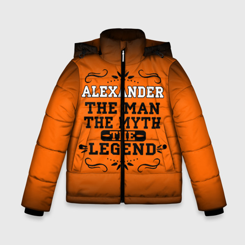 Зимняя куртка для мальчиков 3D Александр, цвет черный