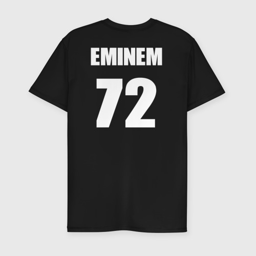 Мужская футболка хлопок Slim Eminem 72, цвет черный - фото 2