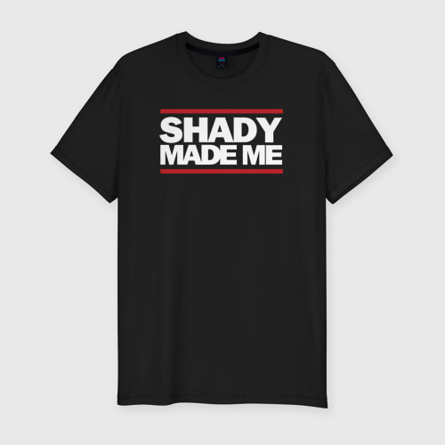 Мужская футболка хлопок Slim Shady Made Me, цвет черный