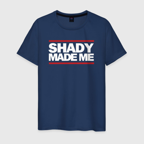 Мужская футболка хлопок Shady Made Me, цвет темно-синий