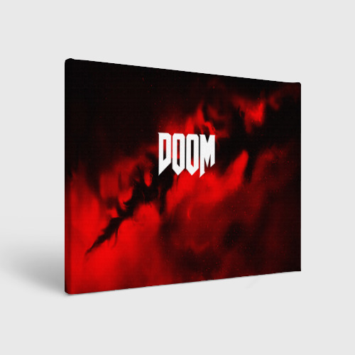 Холст прямоугольный DOOM RED PLANET, цвет 3D печать