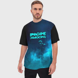 Мужская футболка oversize 3D Imagine Dragons - фото 2