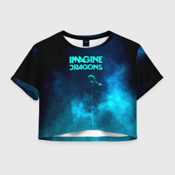 Женская футболка Crop-top 3D Imagine Dragons