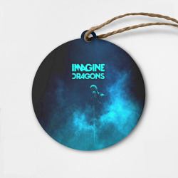 Деревянная игрушка круг Imagine Dragons