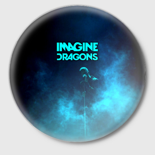 Значок Imagine Dragons, цвет белый