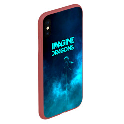 Чехол для iPhone XS Max матовый Imagine Dragons - фото 2