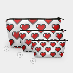 Косметичка 3D Пиксельные сердечки - фото 2