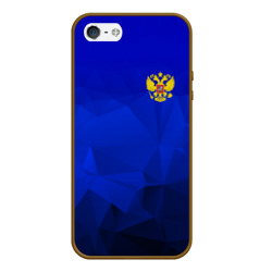 Чехол для iPhone 5/5S матовый Russia sport