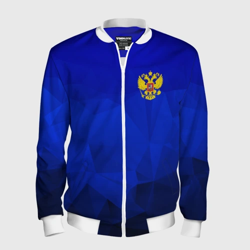 Мужской бомбер 3D Russia sport