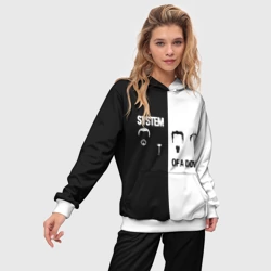 Женский костюм с толстовкой 3D System of a Down - фото 2
