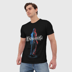 Мужская футболка 3D Кукрыниксы прощальный тур - фото 2