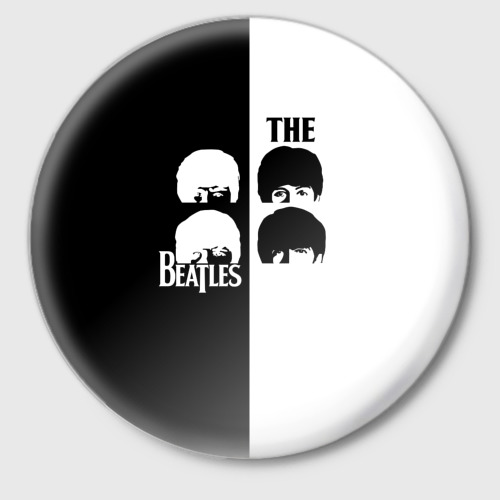 Значок с принтом The Beatles, вид спереди №1
