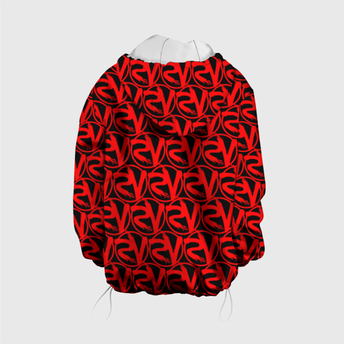 Детская куртка 3D VERSUS BATTLE RED, цвет белый - фото 2