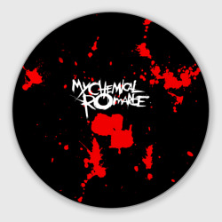 Круглый коврик для мышки My Chemical Romance