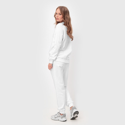 Женский костюм хлопок Little fashion white, цвет белый - фото 4