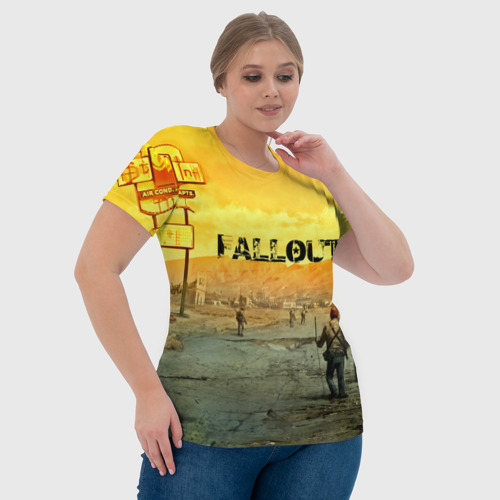 Женская футболка 3D FALLOUT, цвет 3D печать - фото 6